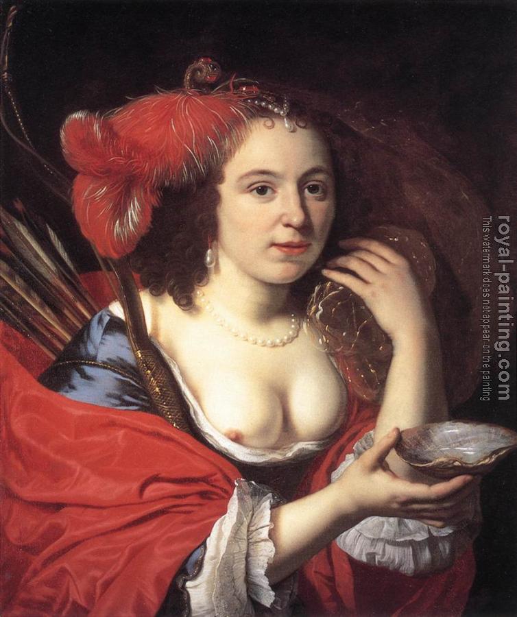 Bartholomeus Van Der Helst : Anna du Pire as Granida